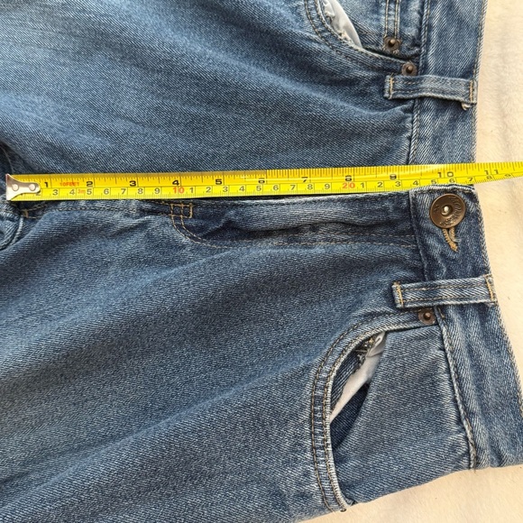 Y2K Baggy Jeans, Wide Leg, Mid Rise, Carpenter/Skater style, Petite/Ankle Crop - Picture 8 of 12